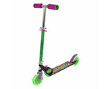 Turtles Folding Inline Scooter with Light Up Wheels