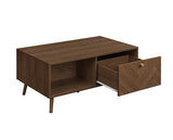 Herringford 1 Drawer Coffee Table - Walnut