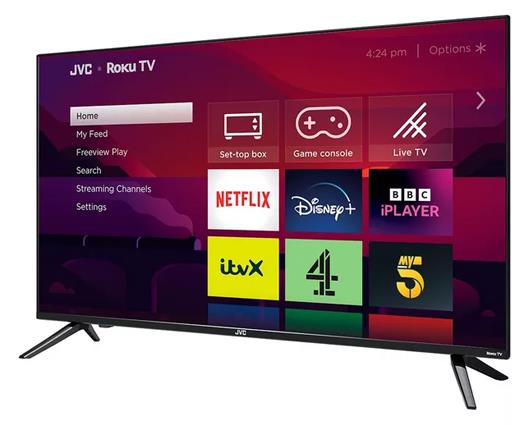 JVC LT-40CR330 Roku TV 40" Smart Full HD LED TV