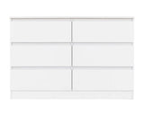 Marcus 6 Drawer Chest - White