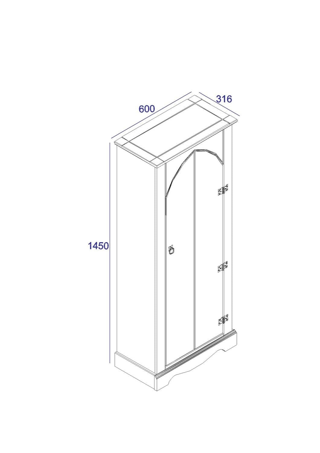 Corona Premium Vestry Cupboard