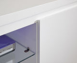 Arctic High Gloss LED Large TV Unit-White