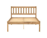 Lisbon Double Bed - Pine