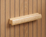 AXEL 1 DRAWER FLUTED BEDSIDE OAK