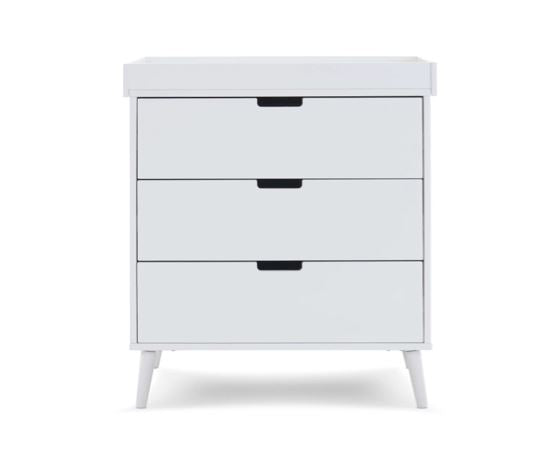 Maura 3 Piece Room Set - White with Acrylic