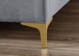 Clover King Bed - Grey