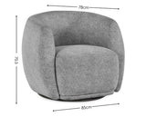 Bowline Swivel Chair Oyster