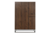 Hermione 4 Door Wardrobe - Walnut