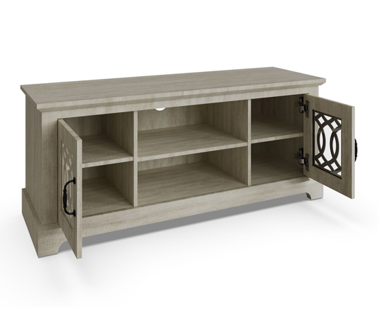 Angel TV Unit- Dusty Grey & Oak