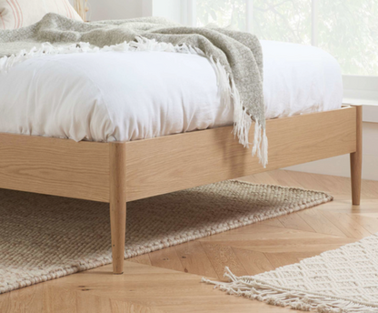 Jesper Double Bed - Oak