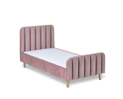 Gwen Velvet Toddler Bed - Pink