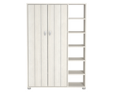 Bryn Tall Shoe Cabinet- White