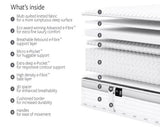 Jay-Be Firm Hybrid 2000 e-Pocket Truecore" Eco-Friendly Mattress - Small Double