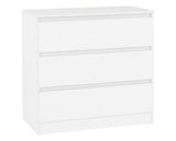 Marcus 3 Drawer Chest - White