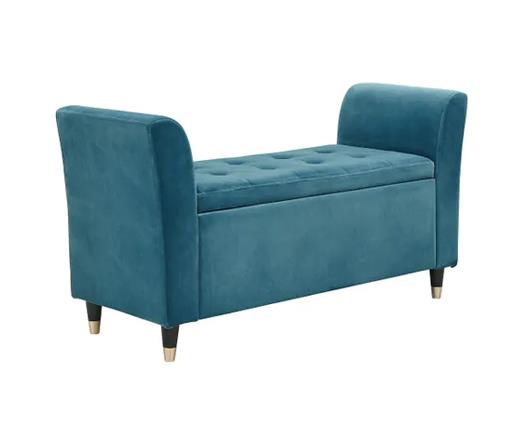 Glam Window Seat-Teal