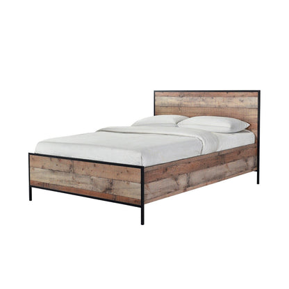 Hoxton Double Bed - Oak Effect