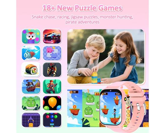 Kids Smart Watch - Pink