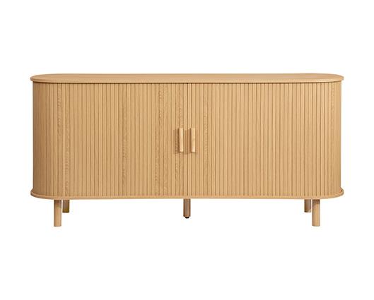 Axel 2 Door Fluted Sideboard - Oak