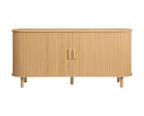 Axel 2 Door Fluted Sideboard - Oak