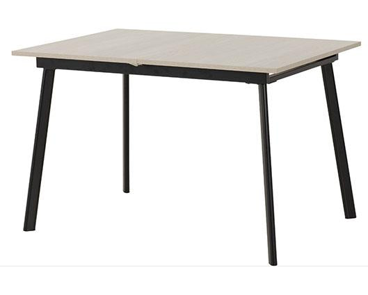 AVERY & LUKAS EXTENDING DINING SET (X4 CHAIRS) - CONCRETE/EMERALD GREEN VELVET