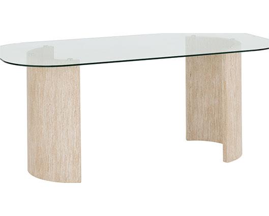 MODENA & AVERY DINING SET (X4 CHAIRS) - CREAM/EMERALD GREEN VELVET