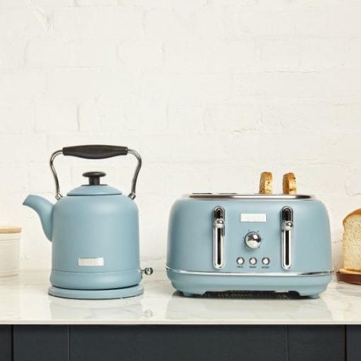 Haden Highclere 4 Slice Toaster Blue
