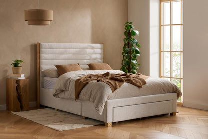 Arabella Double Bed - Grey