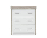 Nina Changing Unit - Grey Wash & White