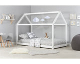 Little House Single Bed - White