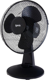 Igenix 12" Desk Fan Black
