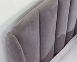 Pettine End Lift Ottoman King Bed - Grey