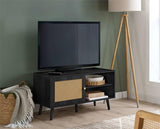 Croxley Rattan Small TV Unit - Black