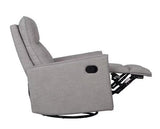 Mia Swivel Glider Recliner Chair " Pebble