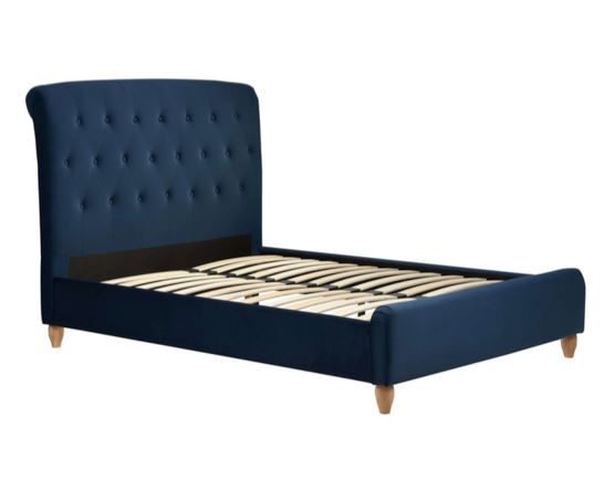 Brompton King Bed- Midnight Blue