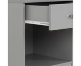 DAKOTA 1 DRAWER BEDSIDE - LIGHT GREY