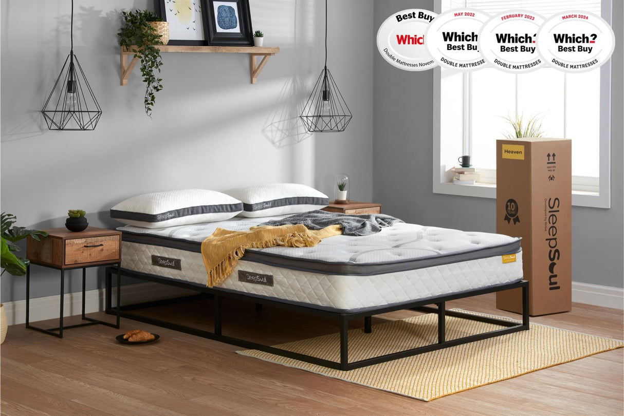 Roll Up Heaven 1000 Pocket Sprung Coolgel Mattress (25cm Depth) - Single