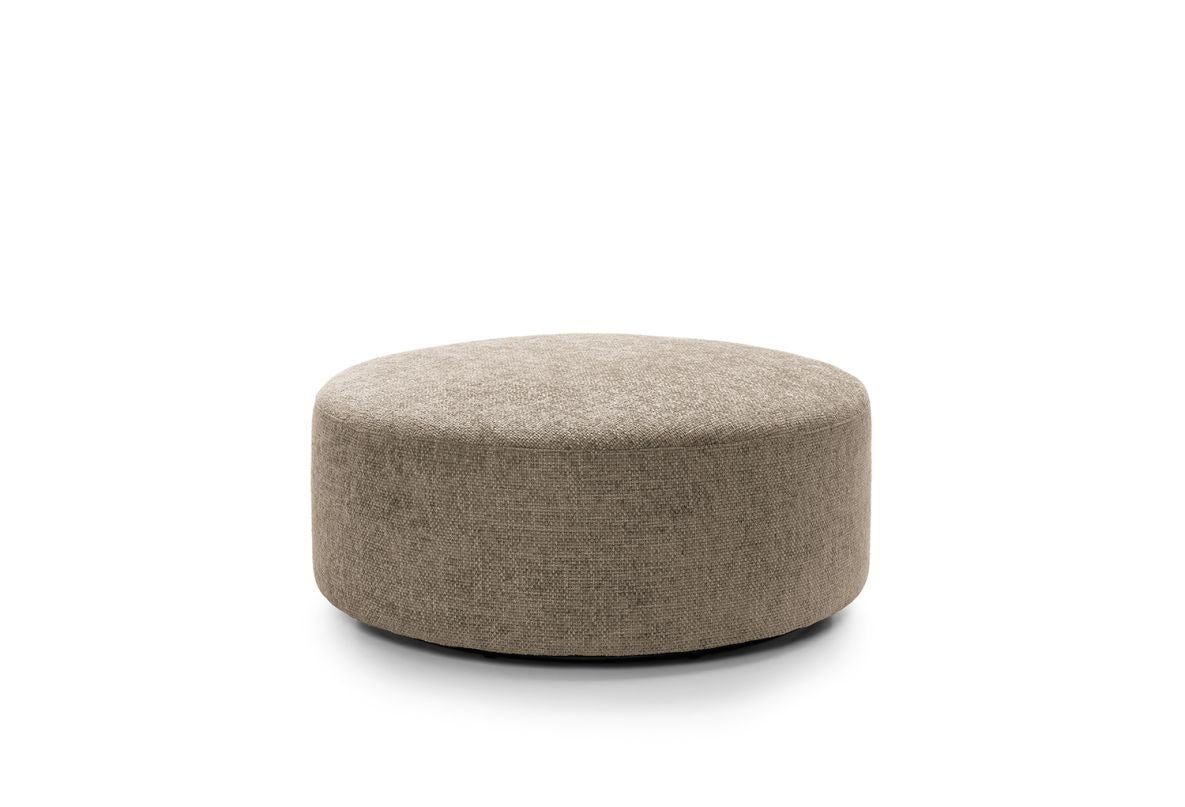 Iris Large Swivel Footstool - Taupe