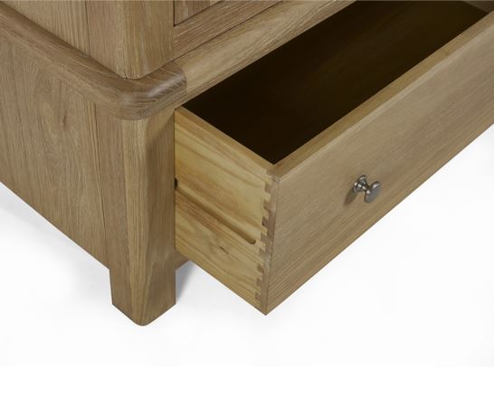 Malani Limed Oak 2 Door 1 Drawer Wardrobe