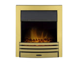 Eileene Electric Fire in Brass