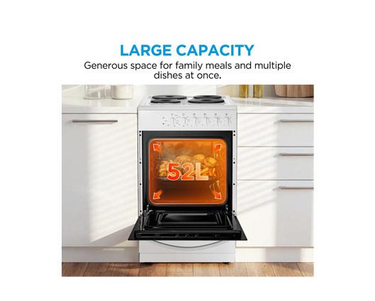Midea MFO20DME4H109-WH 50cm Single Cavity Electric Cooker Solid plate Hob