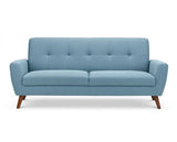 Moki 3 Seater Sofa-Blue