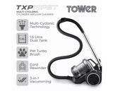 Tower TXP10 1.5 Litre Cylinder Vacuum Cleaner 800W