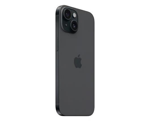 Refurbished Apple iPhone 15 128GB Black with Wireless Headphones