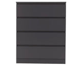 Marcus 4 Drawer Chest - Grey