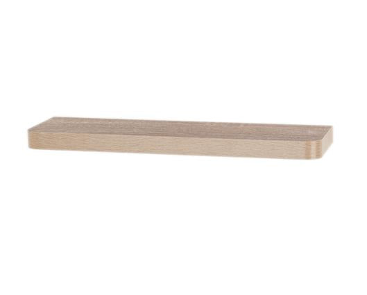 Trent 80cm narrow floating shelf kit - oak effect