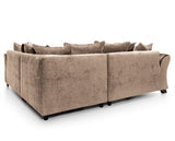 Francisco Corner Sofa - Brown & Beige
