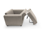 Owen Single Sofa Bed - Sand