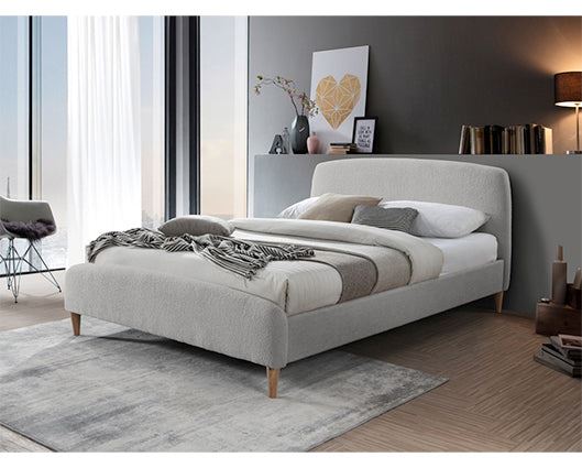 Otley King Bed - Dove Grey