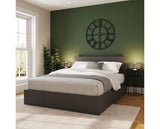 Serena Small Double Side Lift Ottoman Bed-Grey