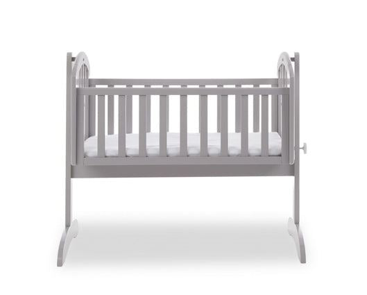 Sally Crib + Foam Mattress- Warm Grey